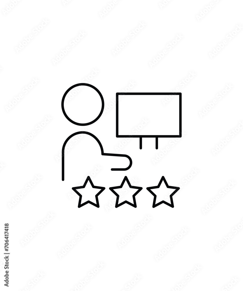 work icon, vector best line icon. work icon, vector best line icon.