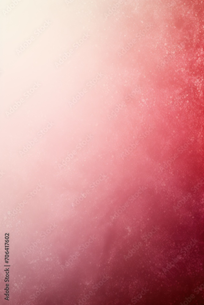 Crimson white grainy background, abstract blurred color gradient noise texture