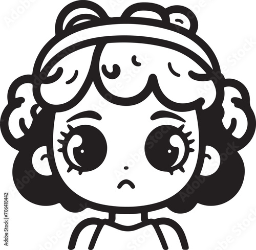 hand drawn cute kawai illustration generative ai