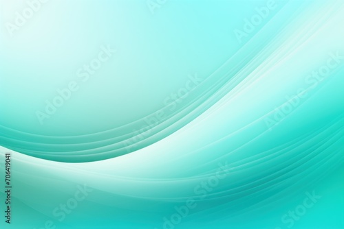 Cyan white grainy background, abstract blurred color gradient noise texture banner