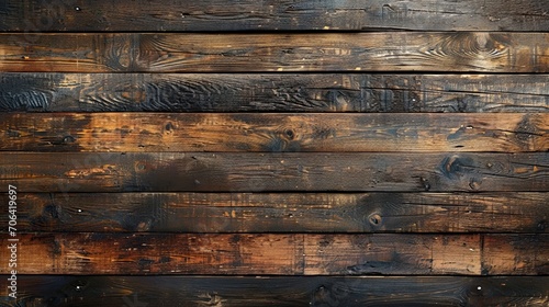 Illustration, rustic wooden background, logs, trunks and planks