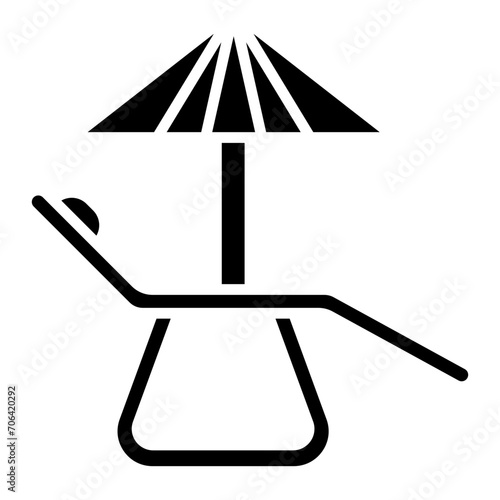 Lounge Chair Icon of Summer iconset.