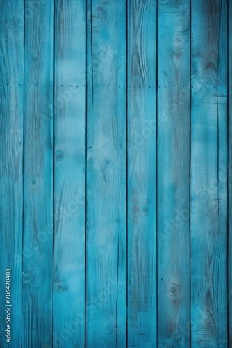 Cyan wooden boards with texture as background