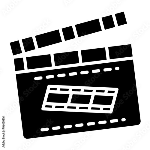 Clapperboard Icon of Entertainment iconset.
