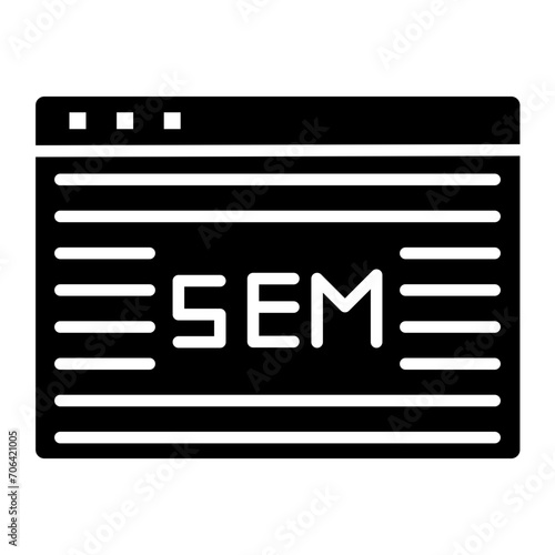SEM Icon of SEO and SEM iconset.