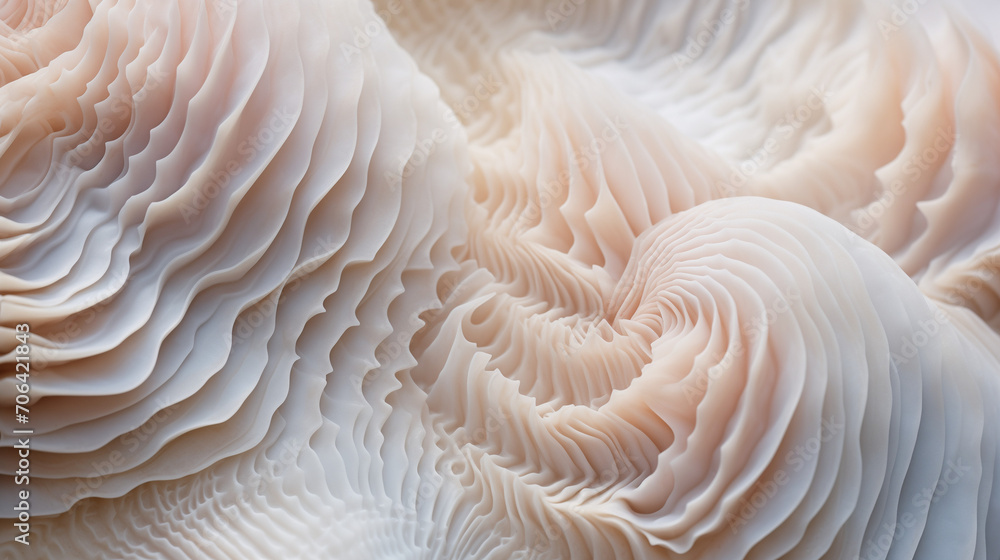 close up of a pink flamingo, Giant clam texture macro. Beautiful sea shell textured close-up, Ai generated image close up of a pink flamingo, Giant clam texture macro. Beautiful sea shell textured close-up, Ai generated image