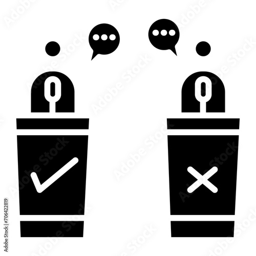 Debate Icon of Diplomacy iconset.