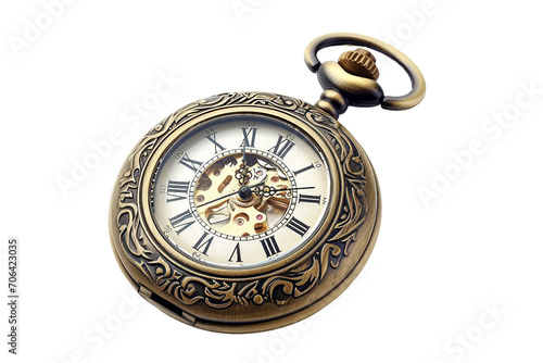 Pocket Watch isolated on transparent background