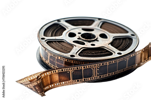 Film Reel isolated on transparent background