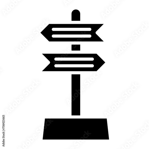 Direction Sign Icon of Library iconset.