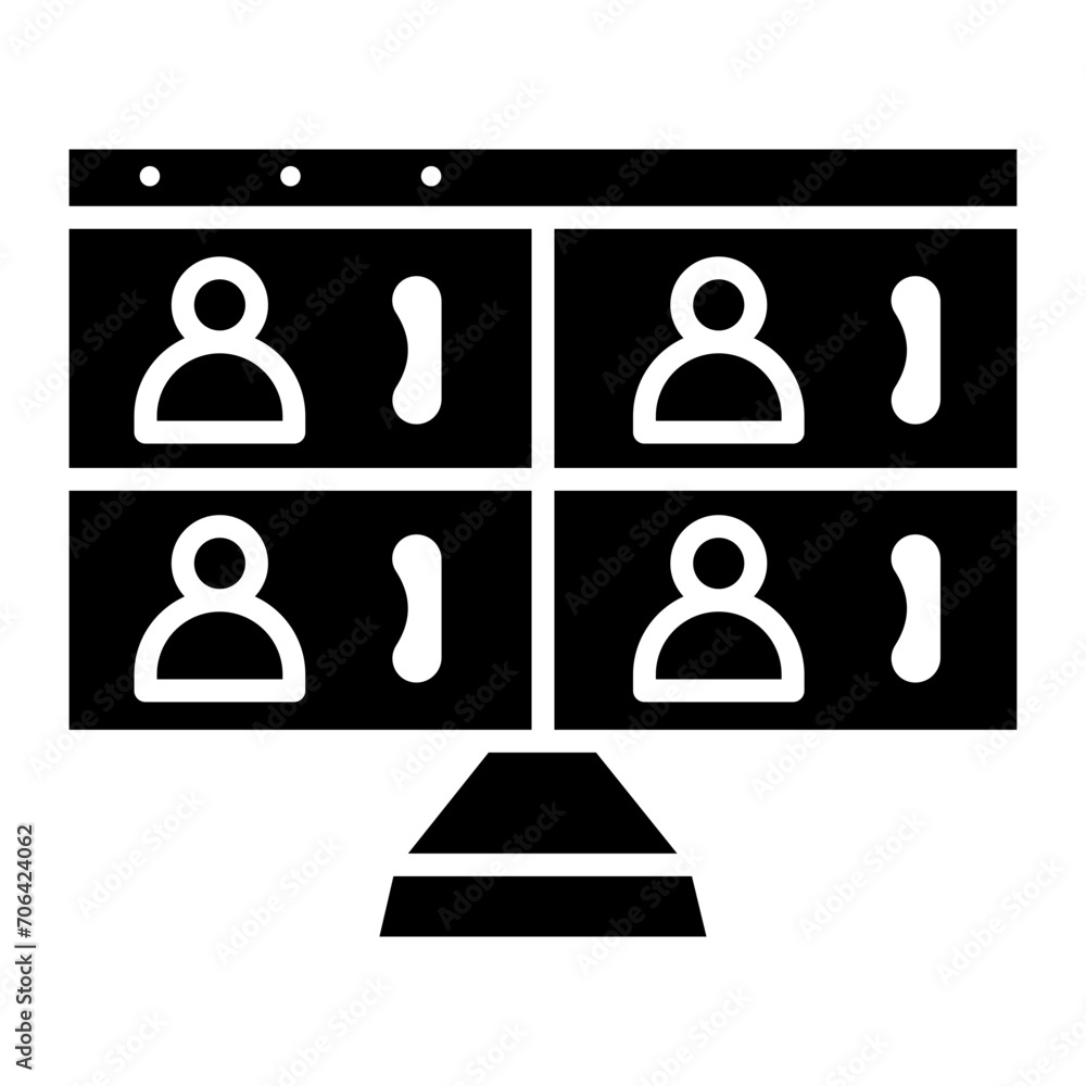 Online Meeting Icon of Productivity iconset. Online Meeting Icon of Productivity iconset.