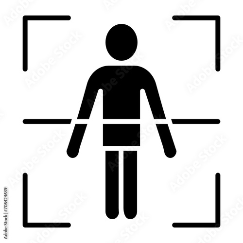 Body Scanner Icon of Immigration iconset.