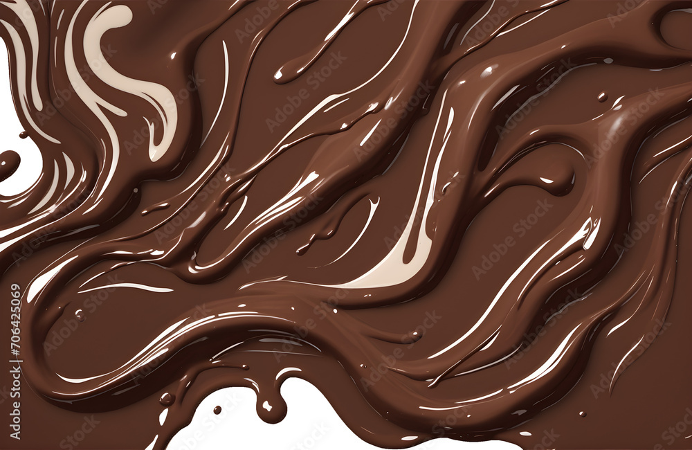 chocolate seamless pattern on transparent background, PNG Generative ai chocolate seamless pattern on transparent background, PNG Generative ai