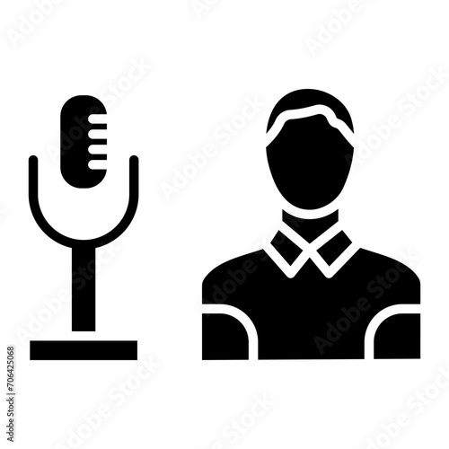 Singing Icon of Party and Celebration iconset.