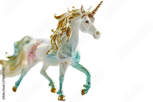 Unicorn Toy isolated on transparent background