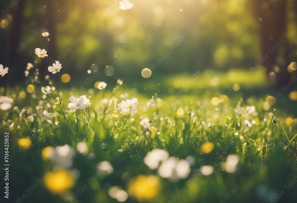 Art abstract spring background or summer background with fresh Art abstract spring background or summer background with fresh