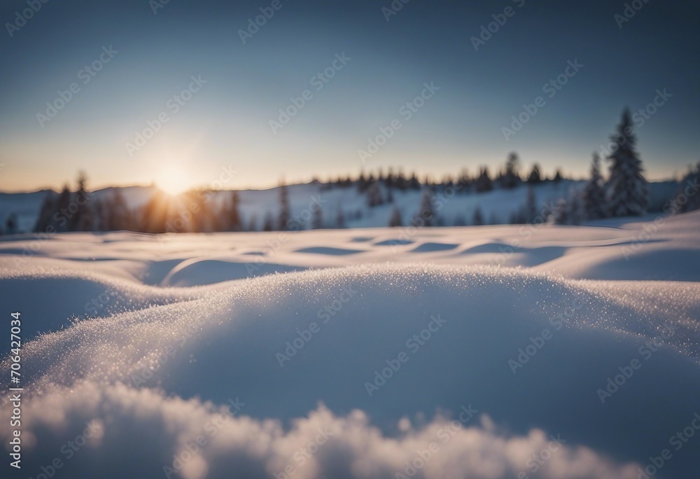 Winter space of snow