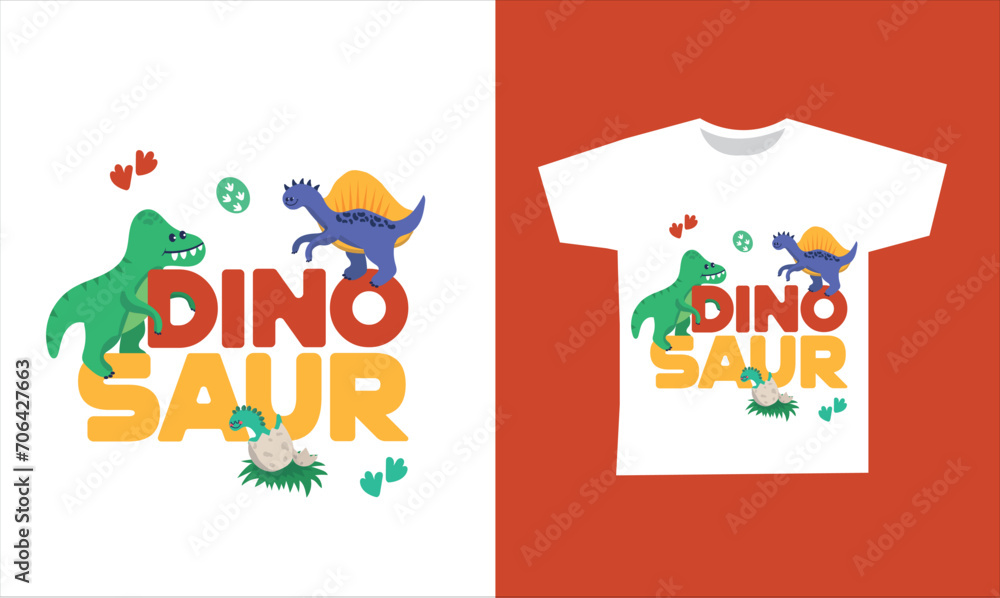 Dinosaur Vector. Cute dinosaur vectors, roar, pattern. Tshirt design Dinosaur Vector. Cute dinosaur vectors, roar, pattern. Tshirt design