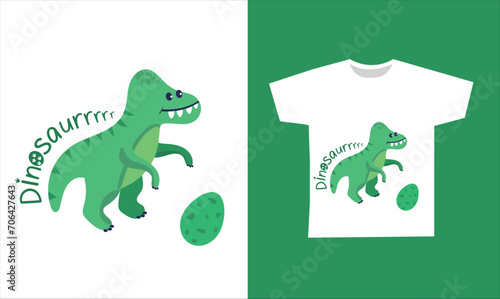 Dinosaur Vector. Cute dinosaur vectors, roar, pattern. Tshirt design