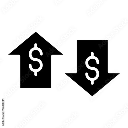Increase and Decrease in Rate Icon of Business & Economy iconset.