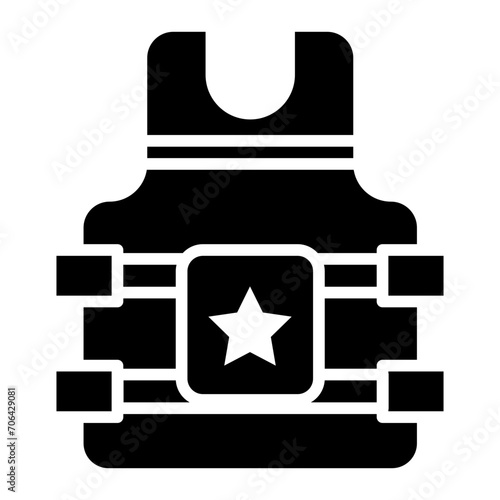 Bulletproof Vest Icon of Police iconset.
