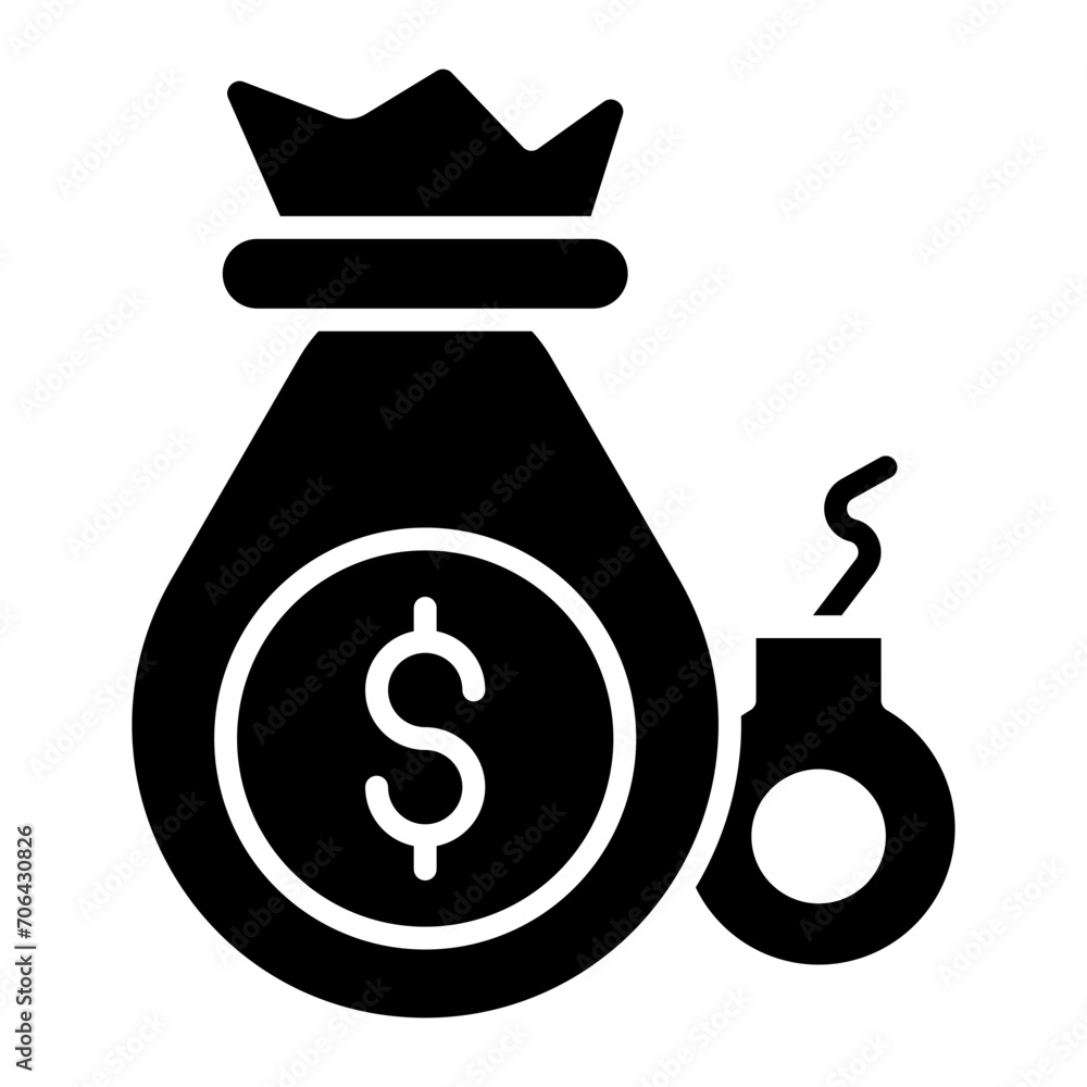 Risk Investment Icon of Entrepreneurship iconset. Risk Investment Icon of Entrepreneurship iconset.