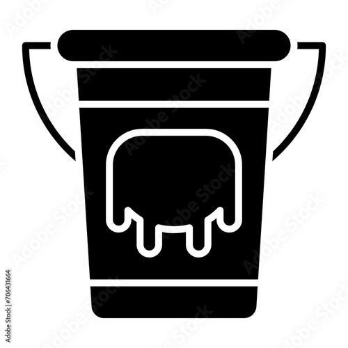 Milk Bucket Icon of Farming iconset.