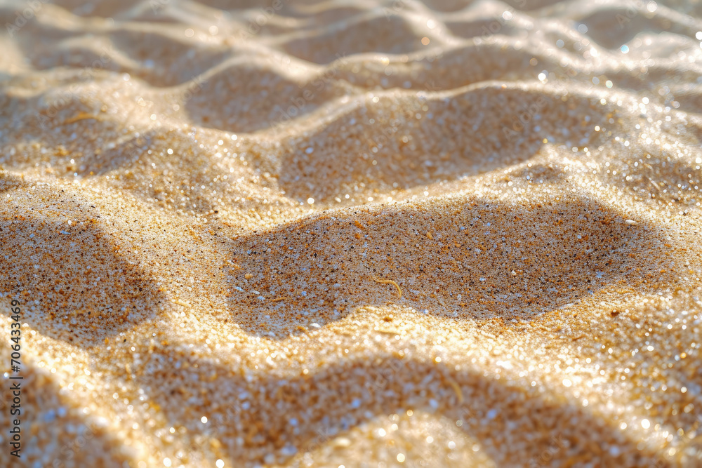 sand on the beach in the summer sand on the beach in the summer