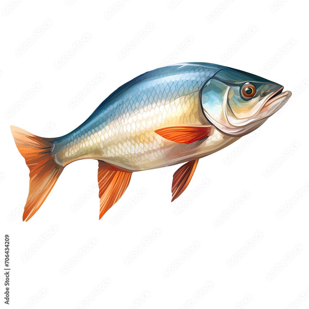 Obraz premium Fish can isolated on transparent background