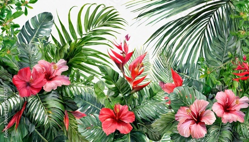 Vivid Flora in the Heart of the Tropics generative ai