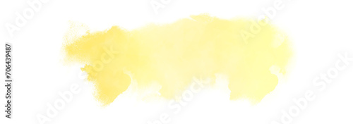 watercolor yellew background. watercolor background with clouds photo
