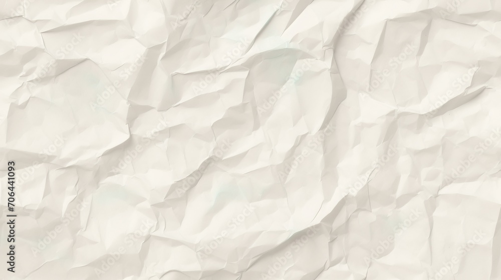 Obraz premium white crumpled paper background texture