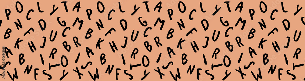 template with the image of keyboard symbols. set of letters. Surface template. pastel red orange background. Horizontal image. Banner for insertion into site. template with the image of keyboard symbols. set of letters. Surface template. pastel red orange background. Horizontal image. Banner for insertion into site.