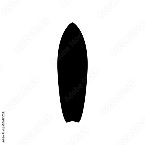 Surfboard icon vector. surfing illustration sign. surf riding symbol or logo.