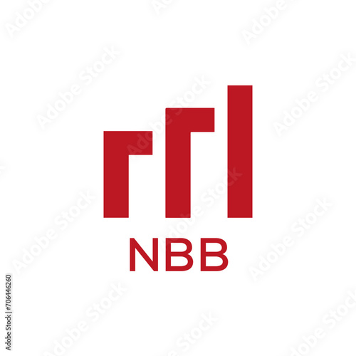 NBB Letter logo design template vector. NBB Business abstract connection vector logo. NBB icon circle logotype. 
