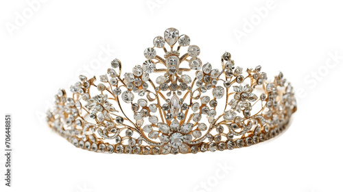 Isolated Comb Tiara Display on a transparent background