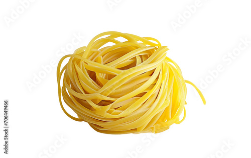 Realistic Italian Spaghetti Image on Transparent Background