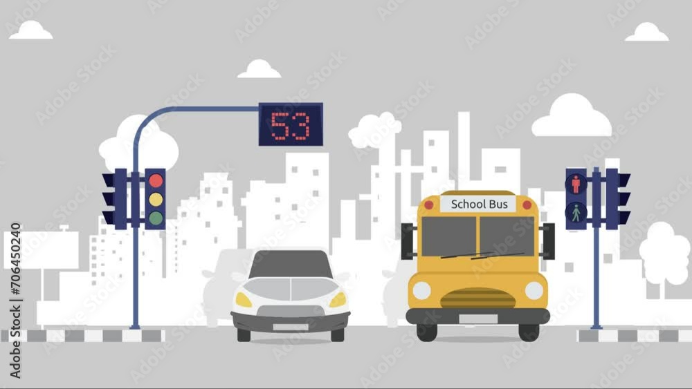 Traffic Light Transportation Cartoon Traffic Light Transportation Cartoon
