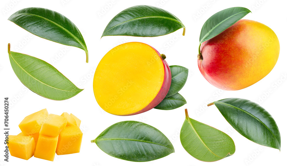 Mango fruit isolated on white background Mango fruit isolated on white background