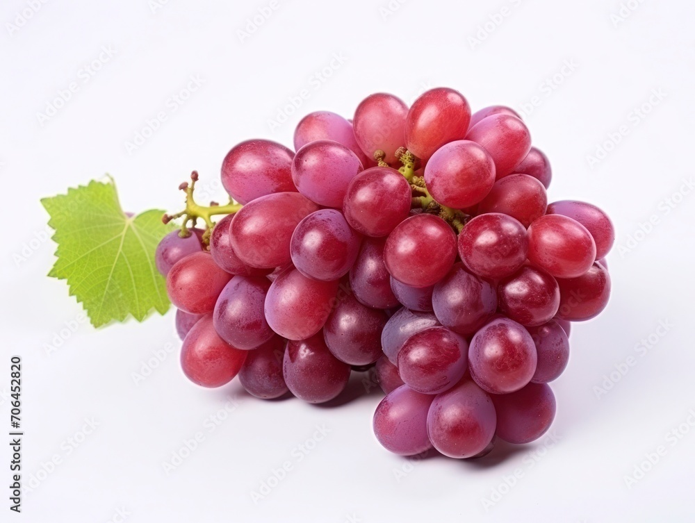 bunch of red grapes