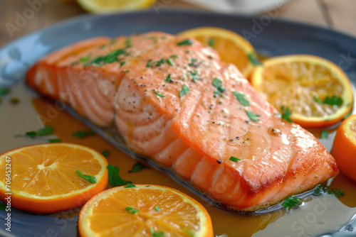 Flawlessly Executed Sousvide Salmon With Zesty Citrus Glaze
