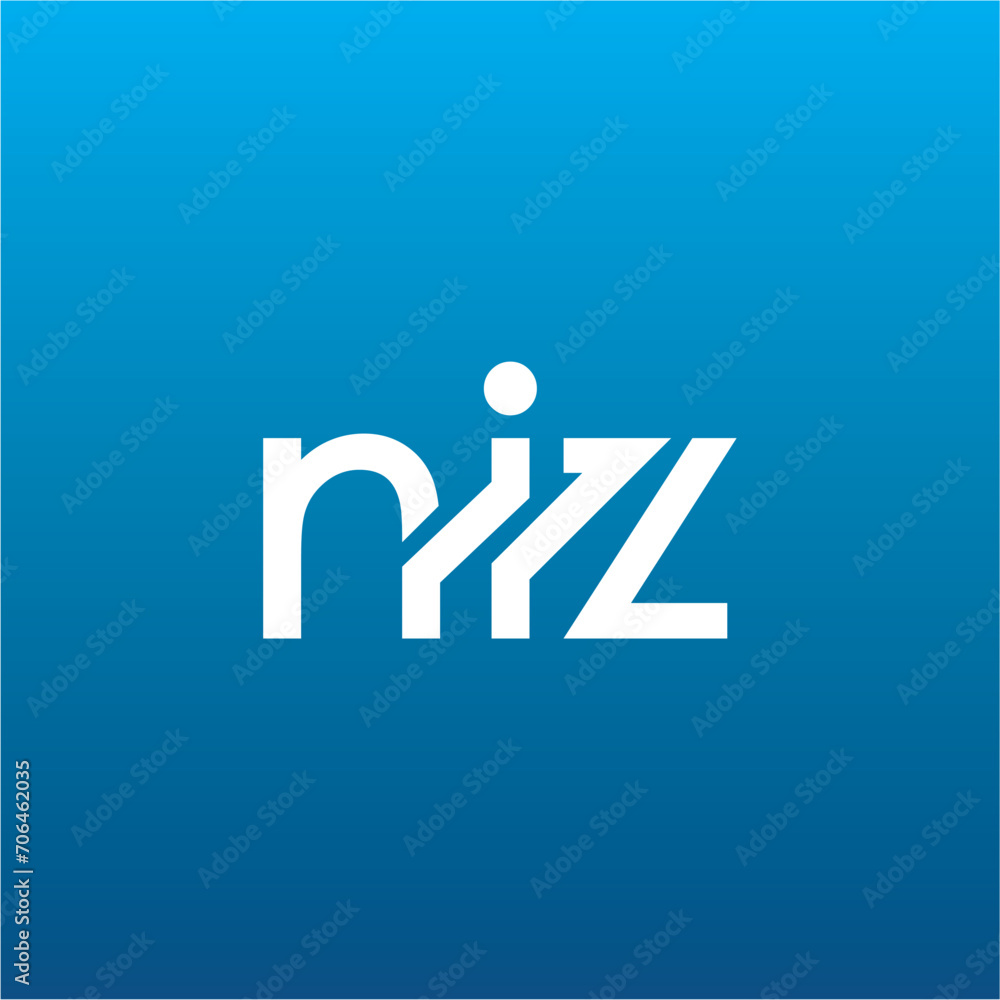 NIZ Letter Initial Logo Design Template Vector Illustration NIZ Letter Initial Logo Design Template Vector Illustration