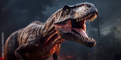 Tyrannosaurus rex also known as T Rex © biswajit