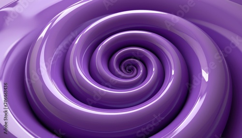 Mesmerizing Purple Spiral Abstract - Hypnotic Circular Design Background