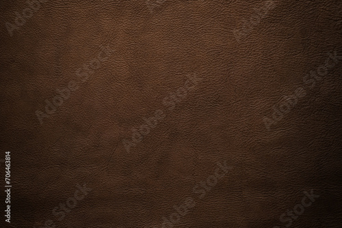 brown leather texture as background. natural cowhide close-up