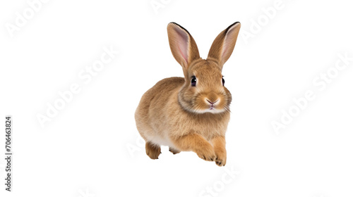 rabbit on transparent background © saka