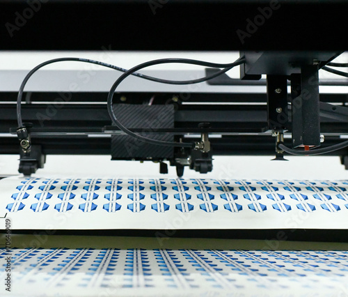 typography printing paper cardboard hands cut lamination technology business icons