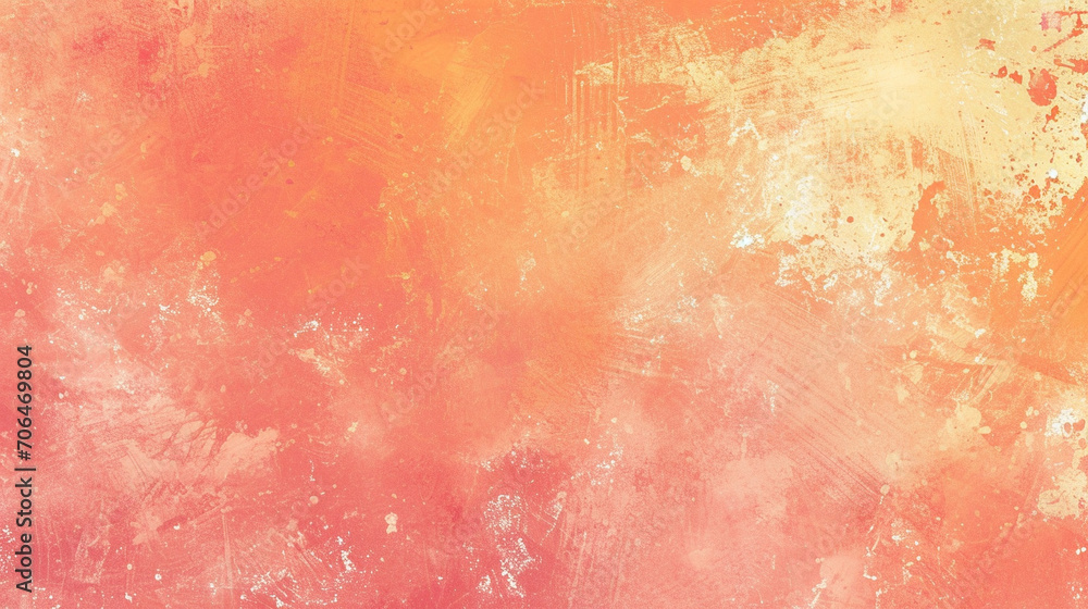 Fototapeta premium Peach Fuzz color Grunge background.