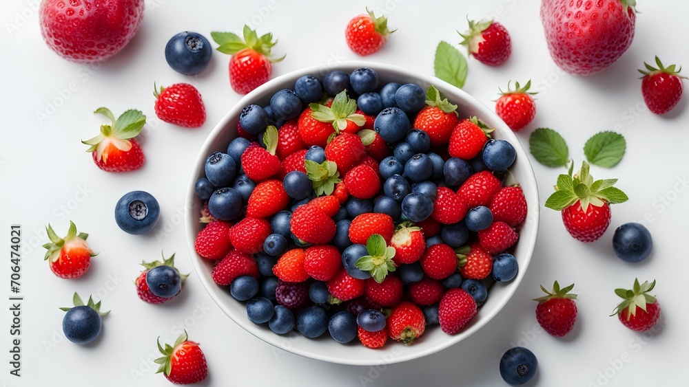 berries in a bowl berries in a bowl