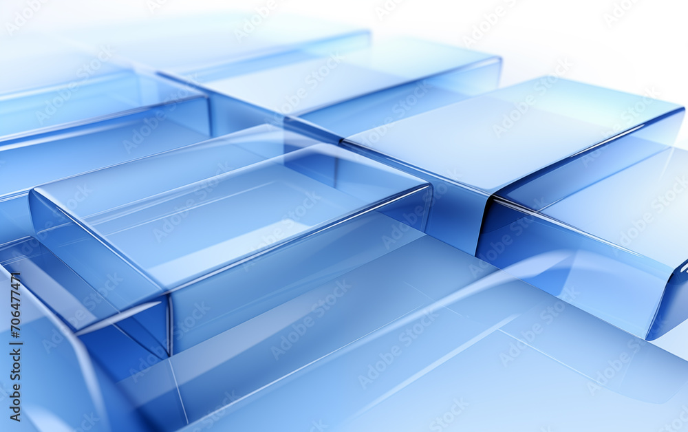 Obraz premium Blue checkered abstract background,created with Generative AI tecnology. 